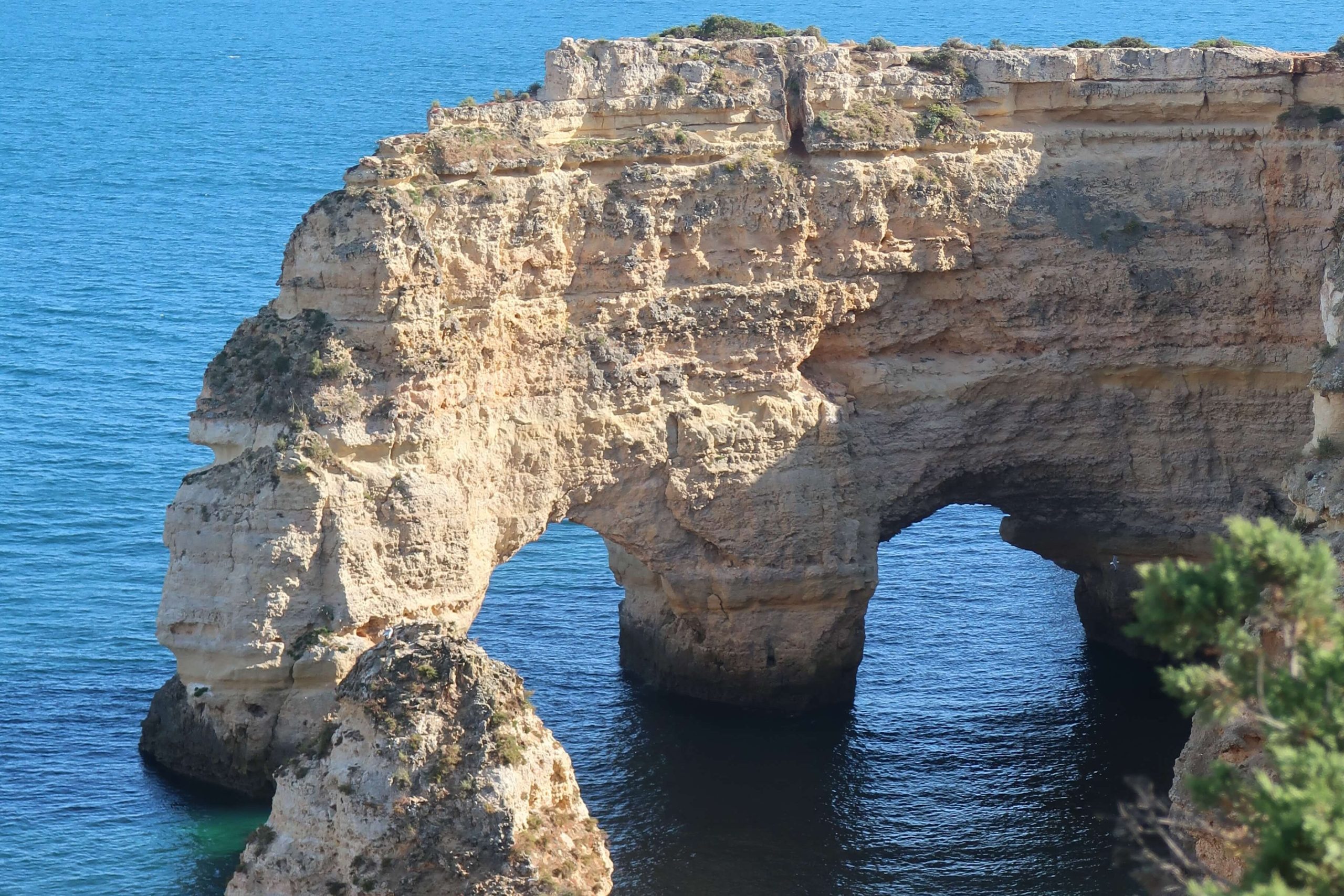 Archs of Marinha in Algarve